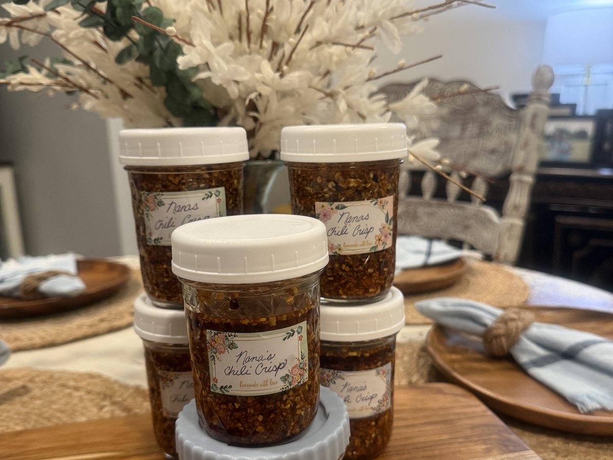 Nana's Chili Crisp &mdash; small-batch chili crisp in a jar